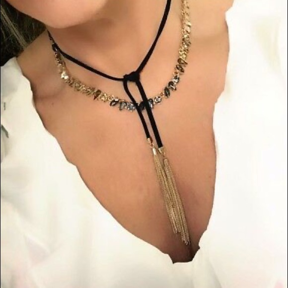 Stella & Dot - Eliza Fringe Necklace - Picture 2 of 8